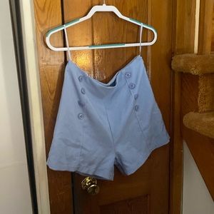 Belle Poque Women's High Waist Summer Casual Beach Shorts,Light